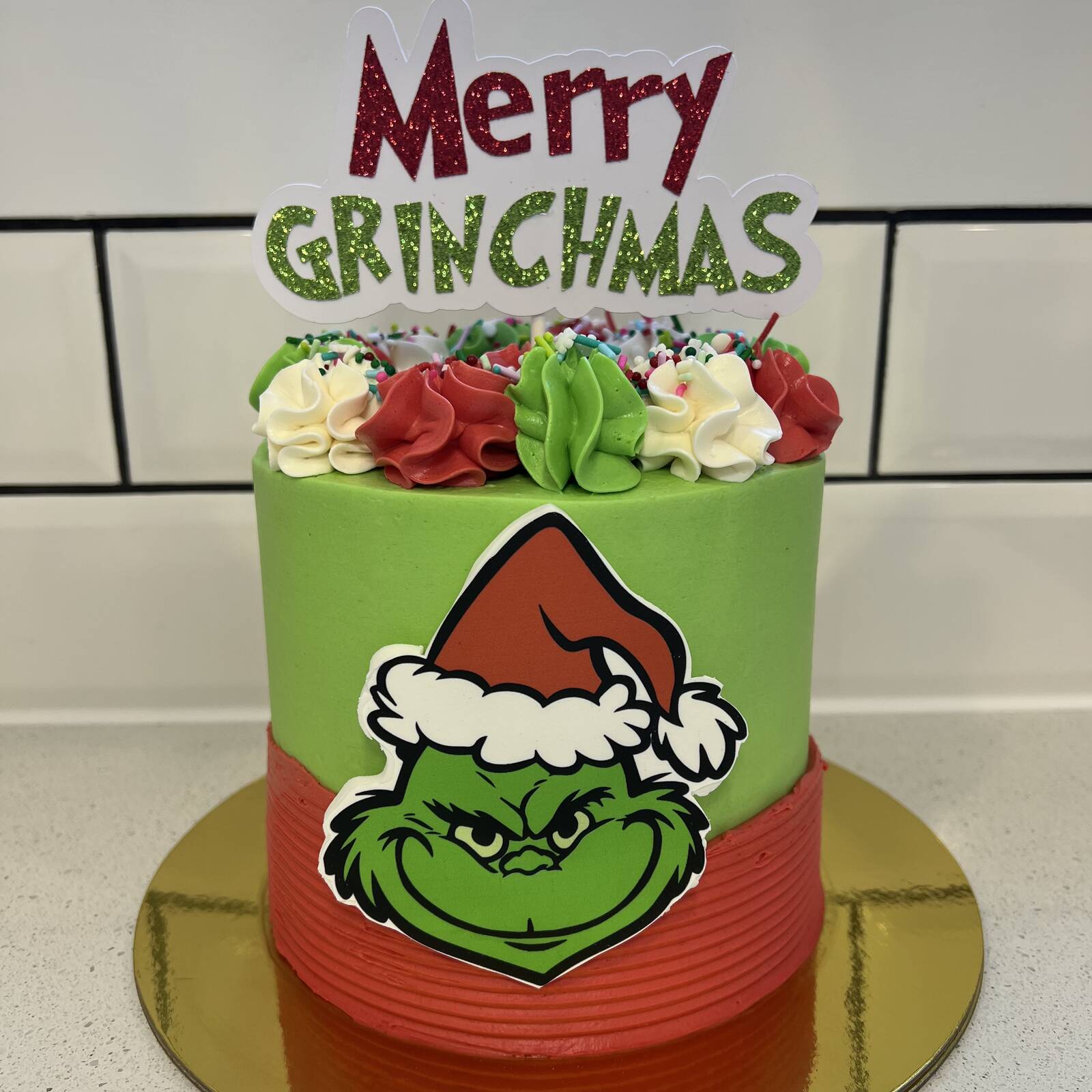 Grinch Cake