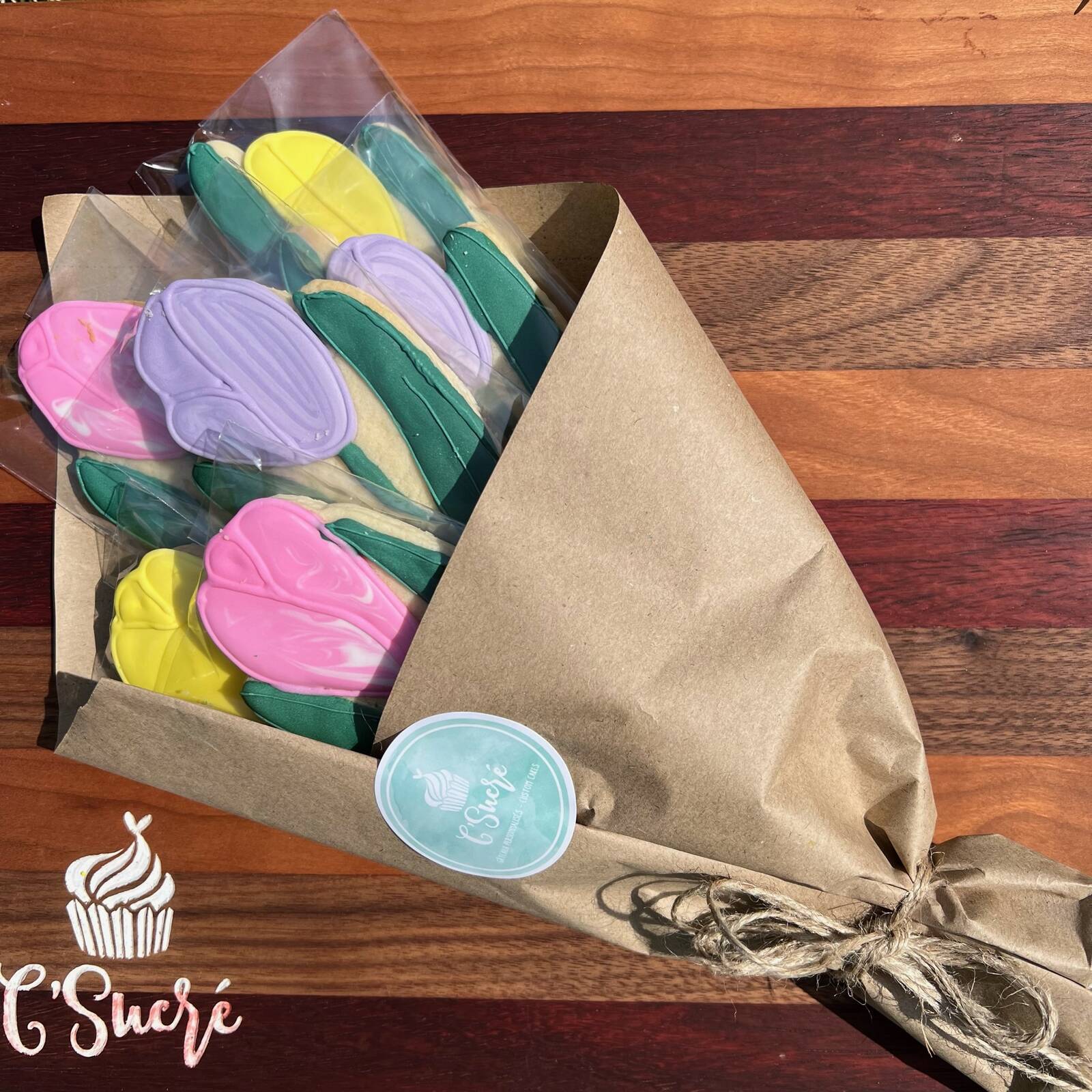 Tulip Cookie Bouquet