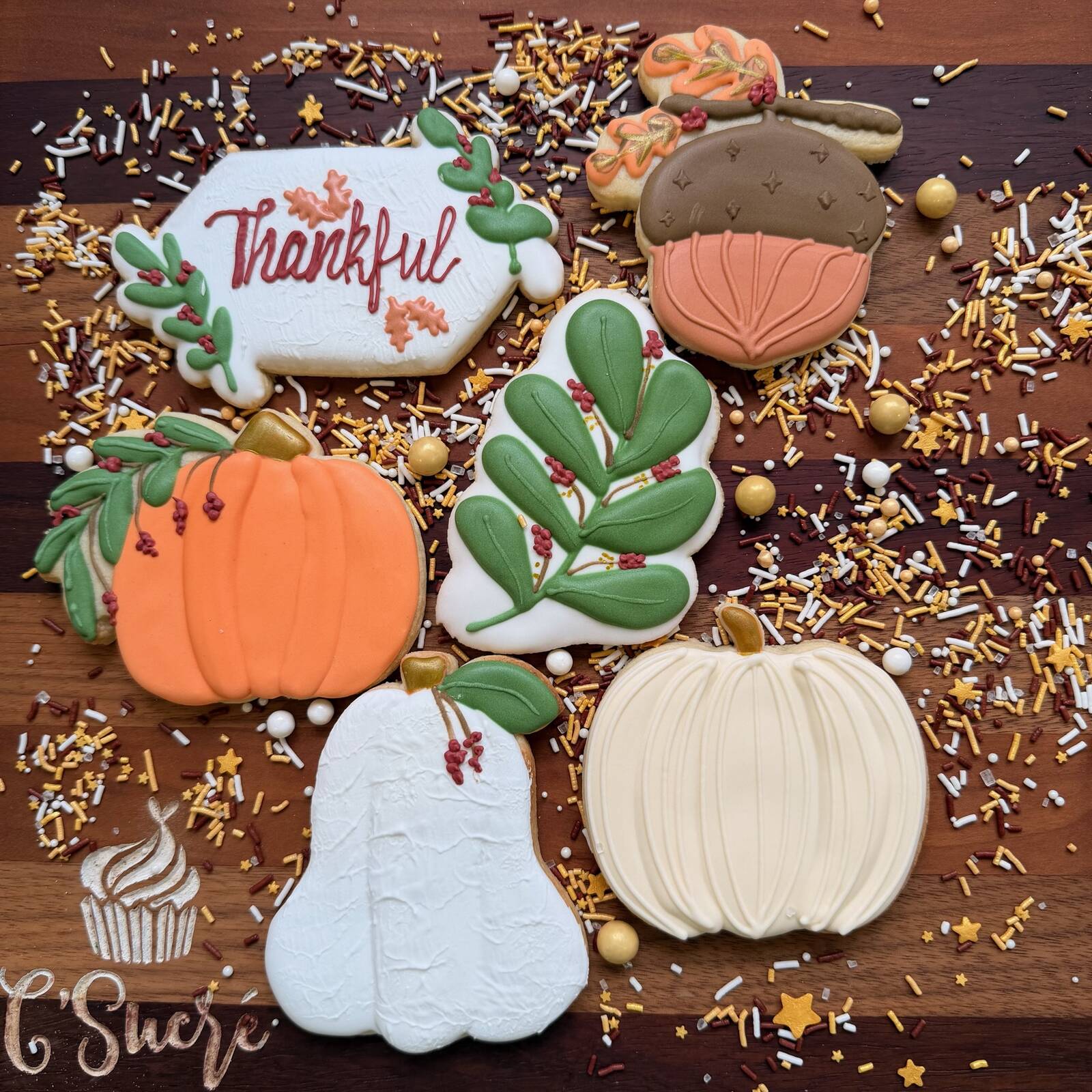 Thanksgiving Cookie Gift Box